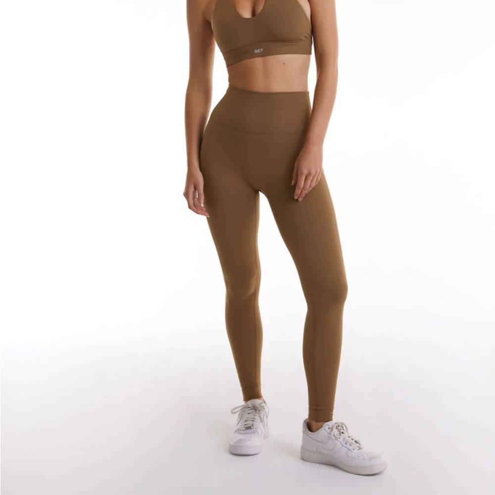 Set Active leggings in color cookie